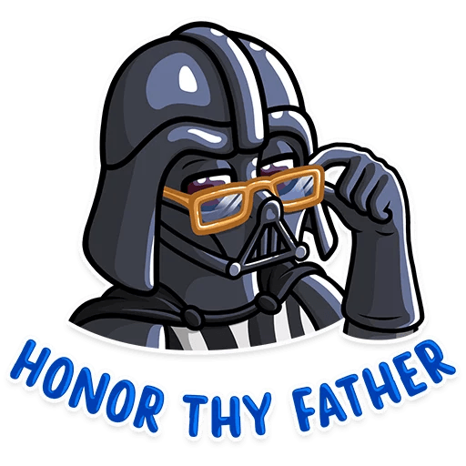 darth vader come to the dark side sticker 20