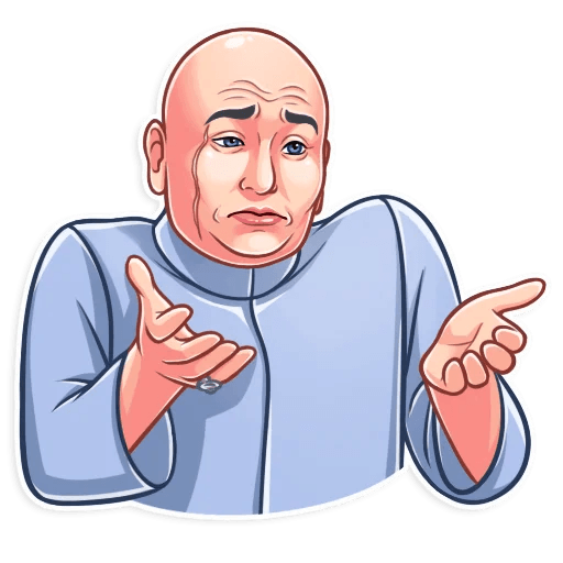 dr evil funny tv show sticker 7