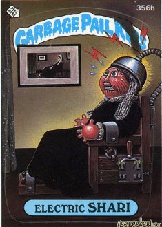 Electric SHARI Funny Sticker Name Decal