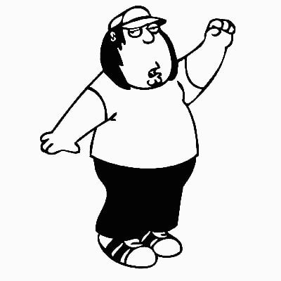 Family Guy Sticker Chris