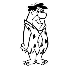 Flintstones Die Cut Stickers4