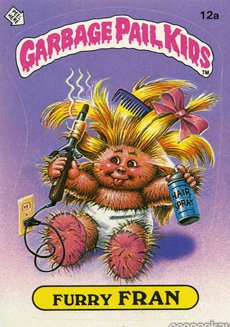 Furry FRAN Funny Sticker Name Decal