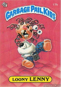 Loony LENNY Funny Decal Name Sticker