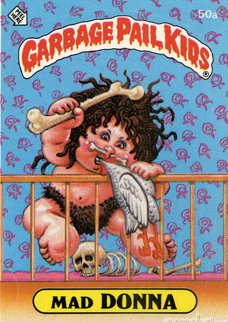 Mad DONNA Funny Decal Name Sticker