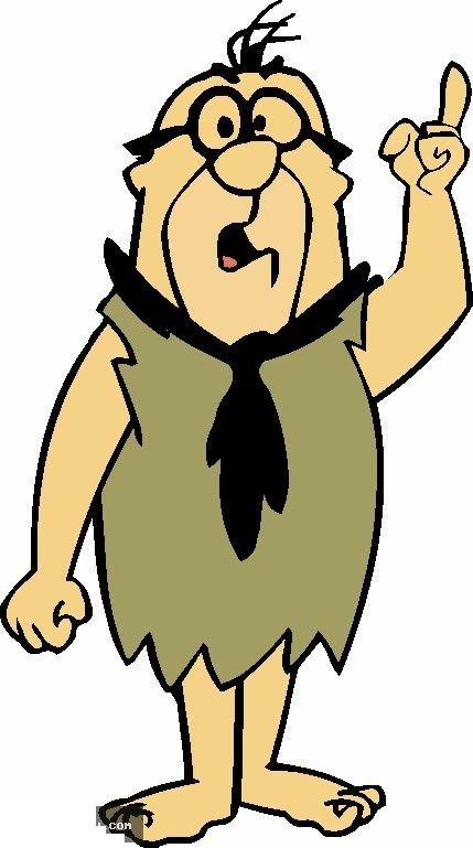 Mr Slate Freds Flintstones Boss COLOR Sticker