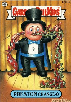 PRESTON Change O Funny Decal Name Sticker