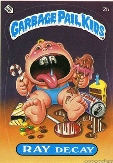 RAY Decay Funny Decal Name Sticker