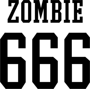 Rob Zombie 666 Logo Decal